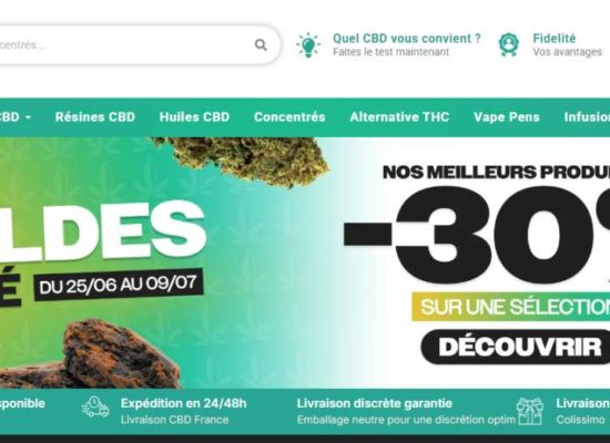 CBD Pas Chère accueil